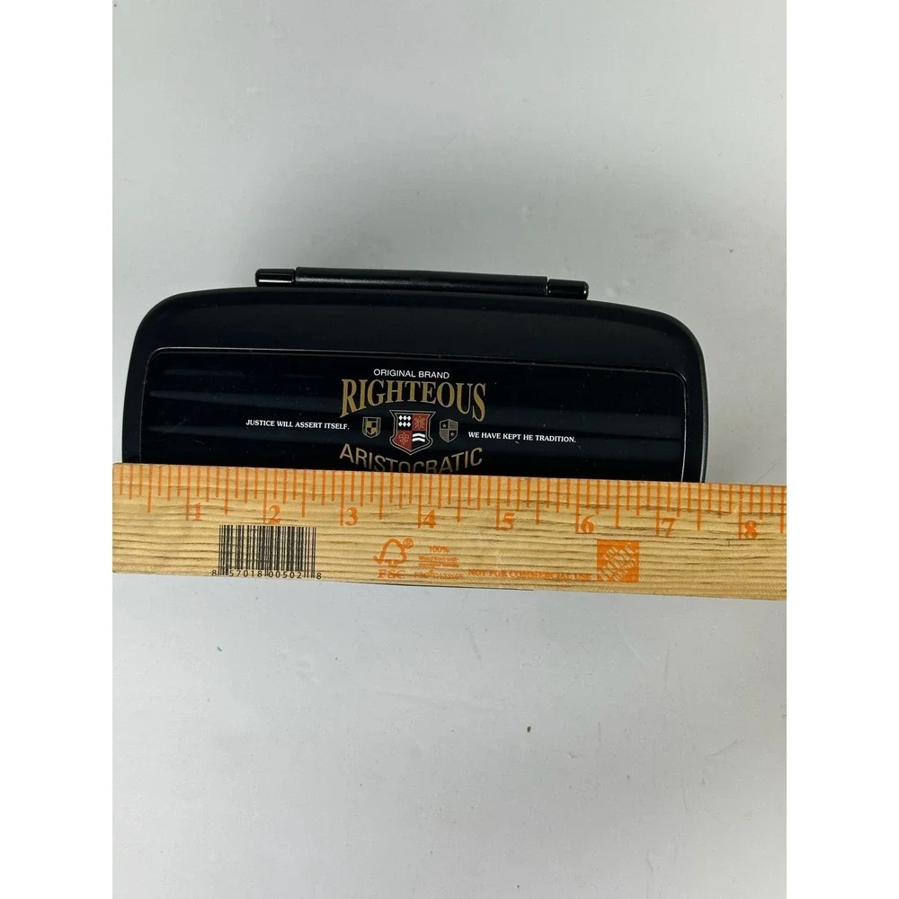 Righteous Aristocratic Two-Tier Bento Box FI-3057 Black Lunch Container A-6
